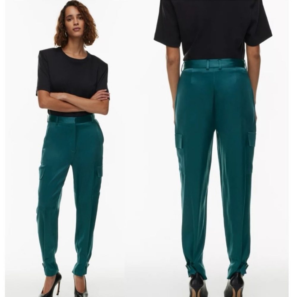 ❤️ Aritzia Babaton refined satin cargo pants